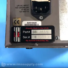 SB-4500 SCHMITT INDUSTRIES Sbs Controller Dynamic Balance #2