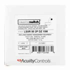 LSXR-50-2P-DZ-15M SENSOR SWITCH Fixture Occupancy #3