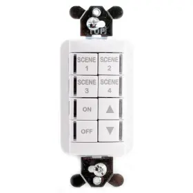 NPODM-4S-DX-WH SENSOR SWITCH Nlight Wallpod Scene Controller