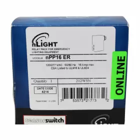 NPP16-ER SENSOR SWITCH Nlight Relay Pack Emergency Light Elcu #3