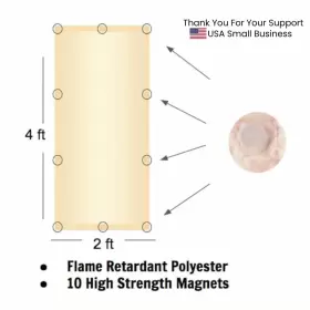 696528183952 SHADEMAGIC Fluorescent Light Filter Covers Mocha #2