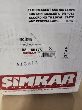 RKS400-M5 SIMKAR Efficient High Pressure Sodium Bulb