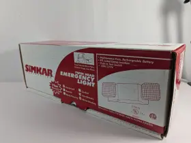 SWLEM146 SIMKAR Semw Twin Head Emergency Light Hardwired