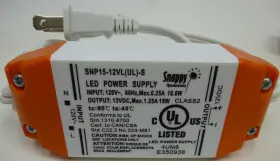SNP15-12VL SNAPPY Optoelectronics Led Power Supply