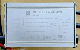 SS-60H-42B SOSEN Soson Led Driver Dimmable