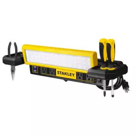 313038553531 STANLEY Bench Light Ac Usb Power Strip Workbench