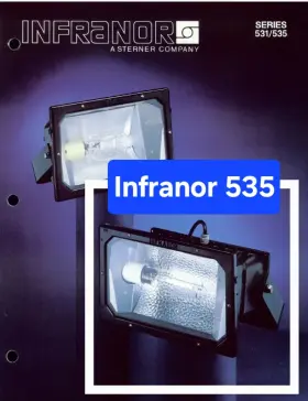 114122 STERNER Hubbell Infranor Cast Flood Light Pole