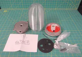 VCXL10A STONCO Roughlyte Ceiling Mount Light Lexan Globe