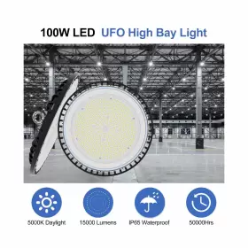 UFO-97P-02 SUMKEA Pack Led High Bay Light Fixture Plug Safe #2