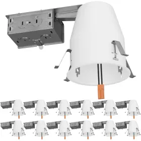 SUN-4RM-IC12PK SUNCO LIGHTING Pack Recessed Recess Housing