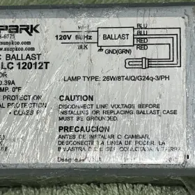 12012T SUNPARK ELECTRONICS Ballast #3