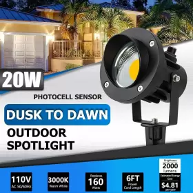 603977462651 SUNVIE Led Spotlight Dusk Dawn Photocell Light #3