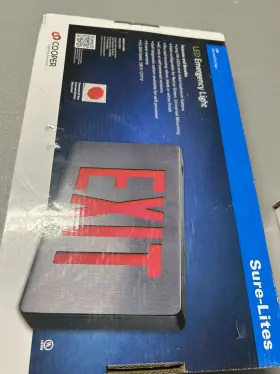 CX61 SURE-LITES Led Emergency Light Die Cast Exit Sign #2