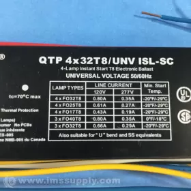 4X32T8-UNV SYLVANIA Qtp Isl Flourescent Ballast Usip #3