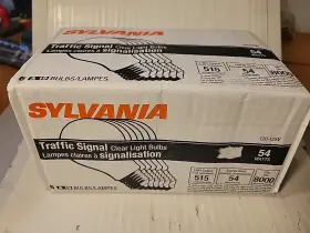 54A19 SYLVANIA Pack Ruggedized Light Bulbs Traffic Signal