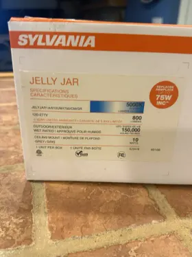 010UNV750 SYLVANIA Jelly Jar Led Ceiling Mount Light