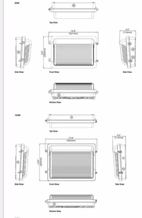 WALPAKN8AS080UNHD8SC2BZP SYLVANIA Ledvance Wall Pack Cct #2