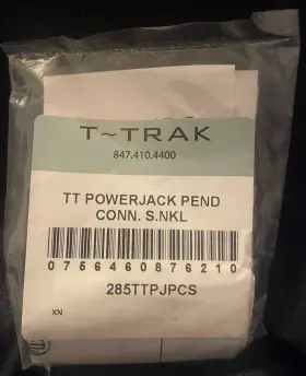 285TTPJPCS T-TRAK Pendant Male Connectors Powerjack Conn Comp