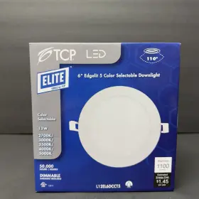 L12EL6DCCT5 Edgelit Seclectable Downlight