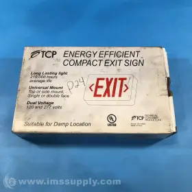 22743 TCP LIGHTING Led Exit Bbu Housing Fnob