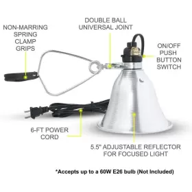DHS-YDW1-346 TIDOIN Clamp Light Reflector Bulb #3