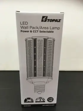 73516 TOPAZ Led Wall Pack Area Lamp Power Cct Selectable Base
