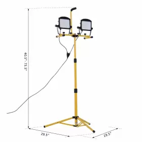 US02-B41005 UIRIO Bright Led Double Powder Coated Tripod #2