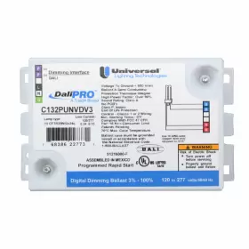 C132PUNVDV3 UNIVERSAL BALLAST Dali Cfl Digital Dimming