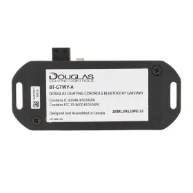 Bt-gtwy-a UNIVERSAL-DOUGLAS Bluetooth Lighting Control Dialog