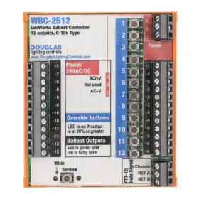 WBC-2512 UNIVERSAL-DOUGLAS Lonworks Ballast Controller
