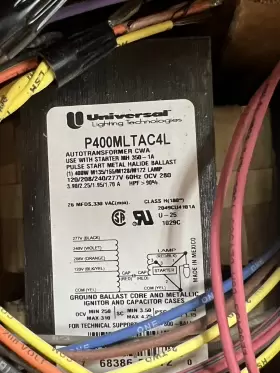 P400MLTAC4L UNIVERSAL LIGHTING Halide Ballast #2