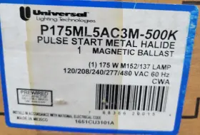 P175ML5AC3M-500K UNIVERSAL LIGHTING TECHNOLOGIES Pulse Start
