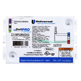 C118PUNVDV3 UNIVERSAL LIGHTING TECHNOLOGIES Dalipro Digital