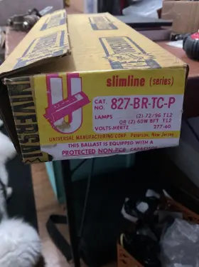 827-BR-TC-P UNIVERSAL MFG CORP Cat Slimline Ballast