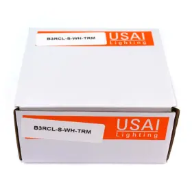 B3RCL-S-WH-TRM USAI LIGHTING Beveled Mini Round Regress