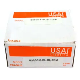 B3SDF-S-BL-BL-TRM USAI LIGHTING Beveled Mini Square Downlight
