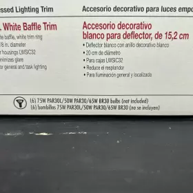 0290208 UTILITECH Pack Recessed Recess Lights Finish Box #3