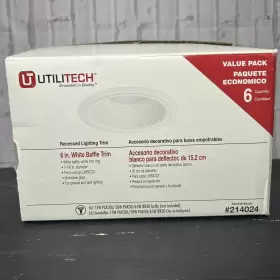 0290208 UTILITECH Pack Recessed Recess Lights Finish Box