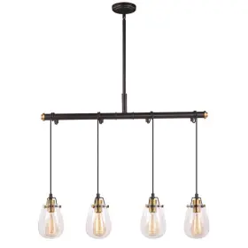 P0234 VAXCEL Kassidy Pendant Linear Tall