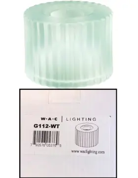 G112-WT WAC Lighting Track Head Shade