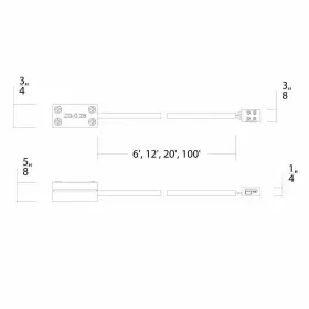 T24-BS-EX2-240-BK WAC LIGHTING Invisiled Basics Wall #2