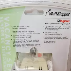 754182917945 WATTSTOPPER Legrand Stopper Vacancy Sensor Light #3