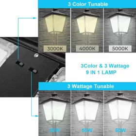 SK199152 WEDOLITE Dusk Dawn Led Post Top Light Tunable Area #3