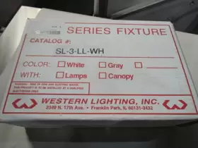1577K11 WESTERN LIGHTING Glass Exit Sign Light Fixture #2