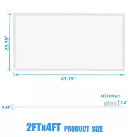 PANEL-4PACK-B WYZM Troffer Light Integrated Led Dimmable #3
