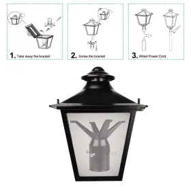PT60-3333 YAO-LITE Led Post Top Light Dimmable Street Garden #2