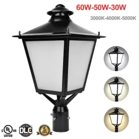 PT60-3333 YAO-LITE Led Post Top Light Dimmable Street Garden