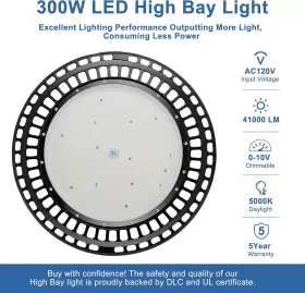695641939224 YELLORE Ufo Led High Bay Light Lighting Hps #2