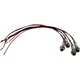 NEW Lot 4 Sloan LED Panel Mount Indicator Red 24VDC 6mm Leads 621-241