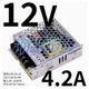 100% Test 1pcs New MEAN WELL Switching Power Supply LRS-50-12 12V 4.2A